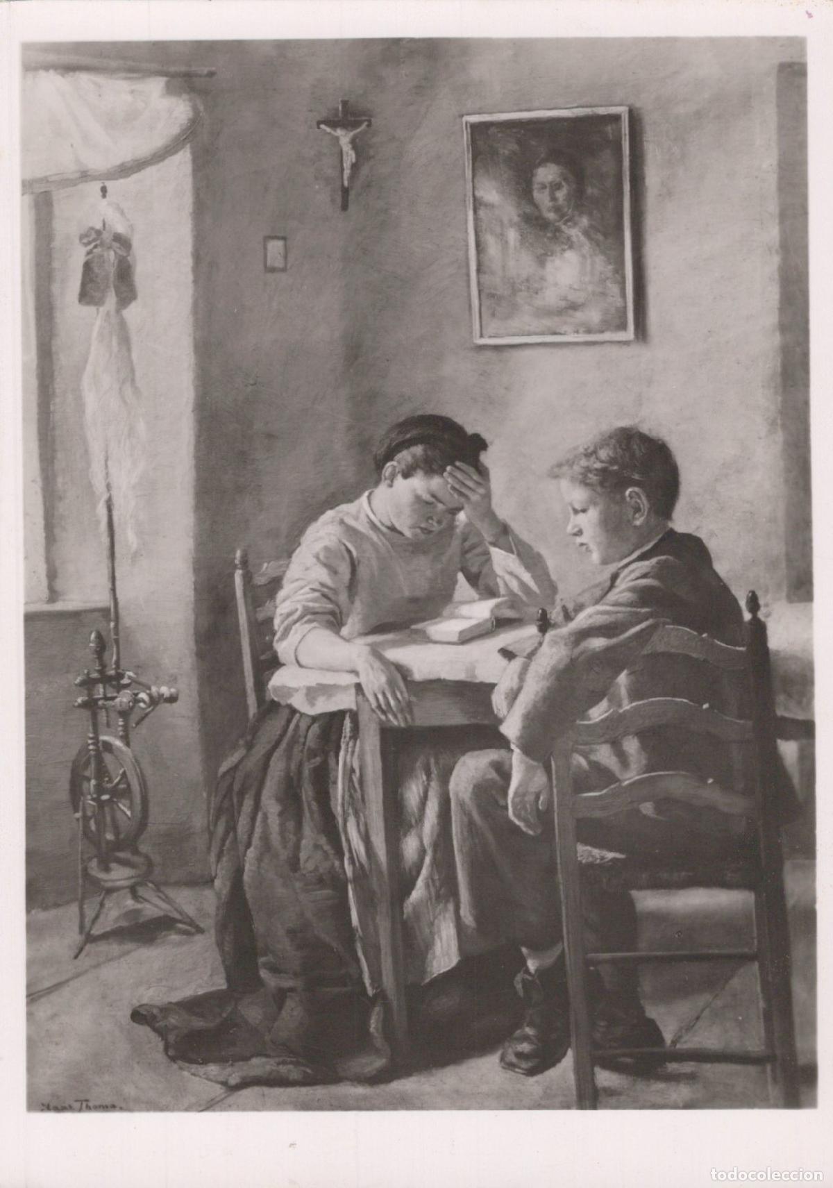 Postcards: Germany Karlsruhe Hans Thoma die Geschwister Siblings Painting Unposted *YAT959
