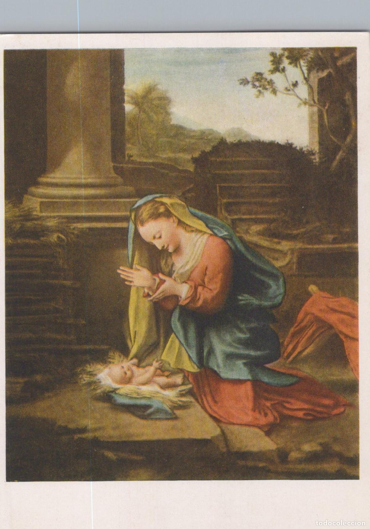 Cartoline: Italy Florence Correggio Maria in Anbetung Madonna Adoring Unposted *YAU199