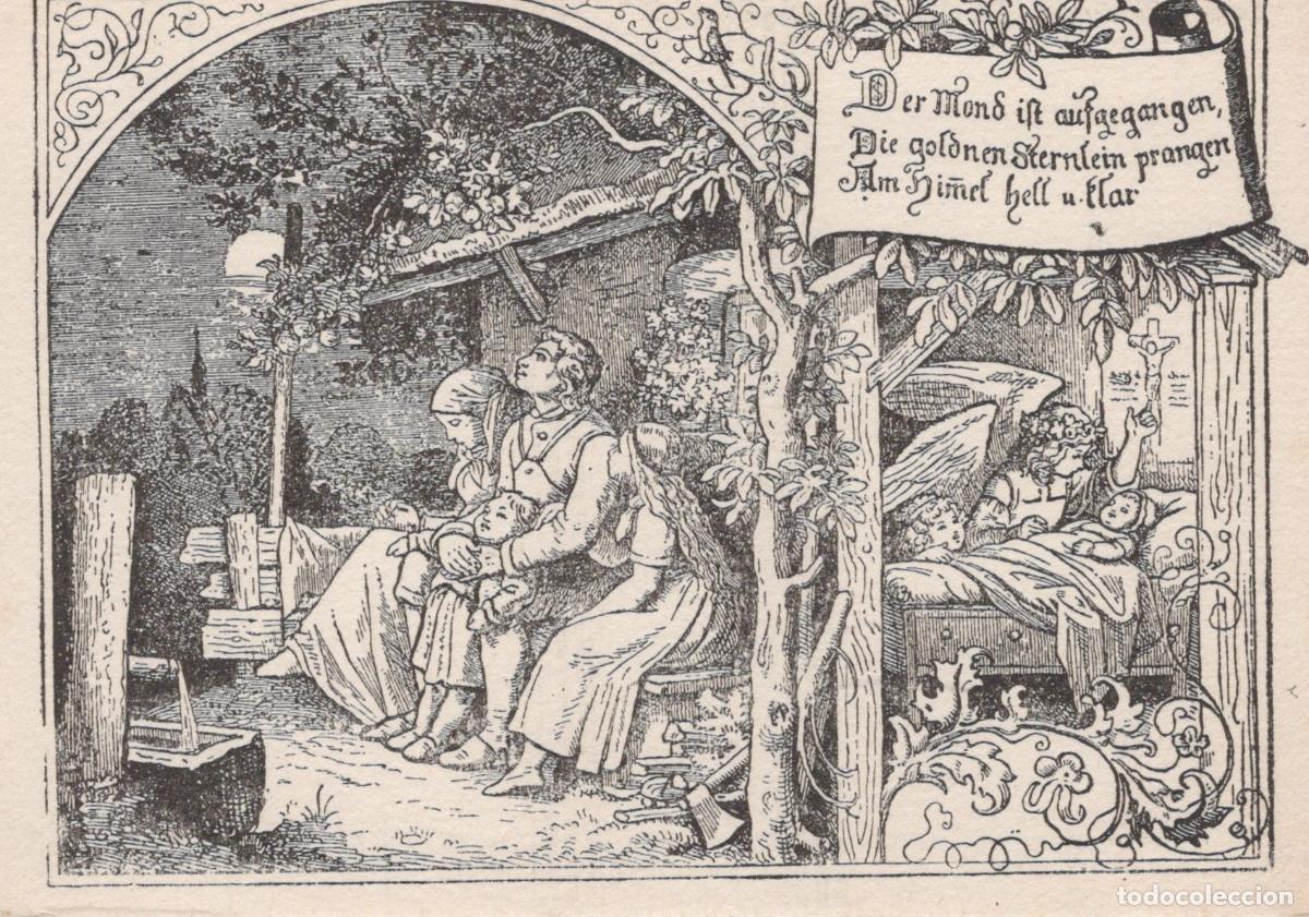 Postkarten: Germany Dresden Ludwig Richter der Mond Ist Aufgegangen Family Unposted *YAT969
