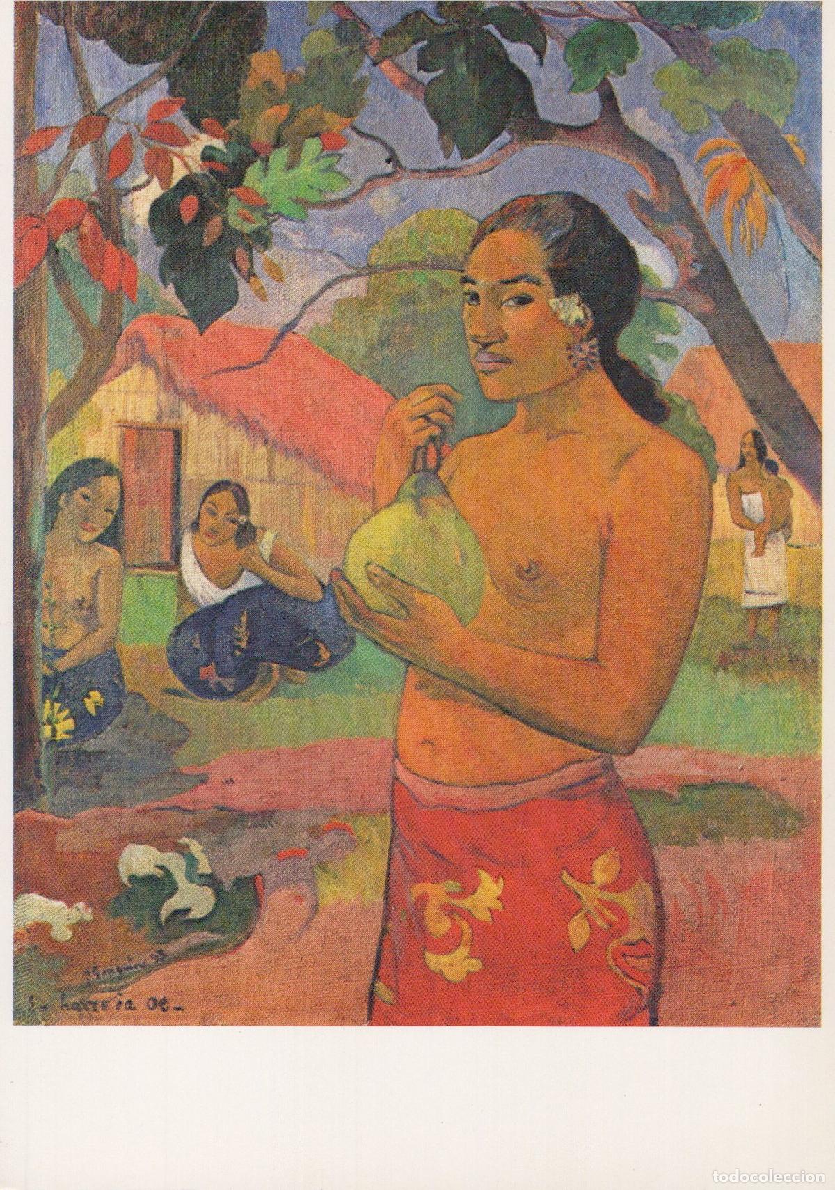 Cartoline: France Paris Paul Gauguin Ea Haere la Oe Where Are You Going Unposted *YAU219