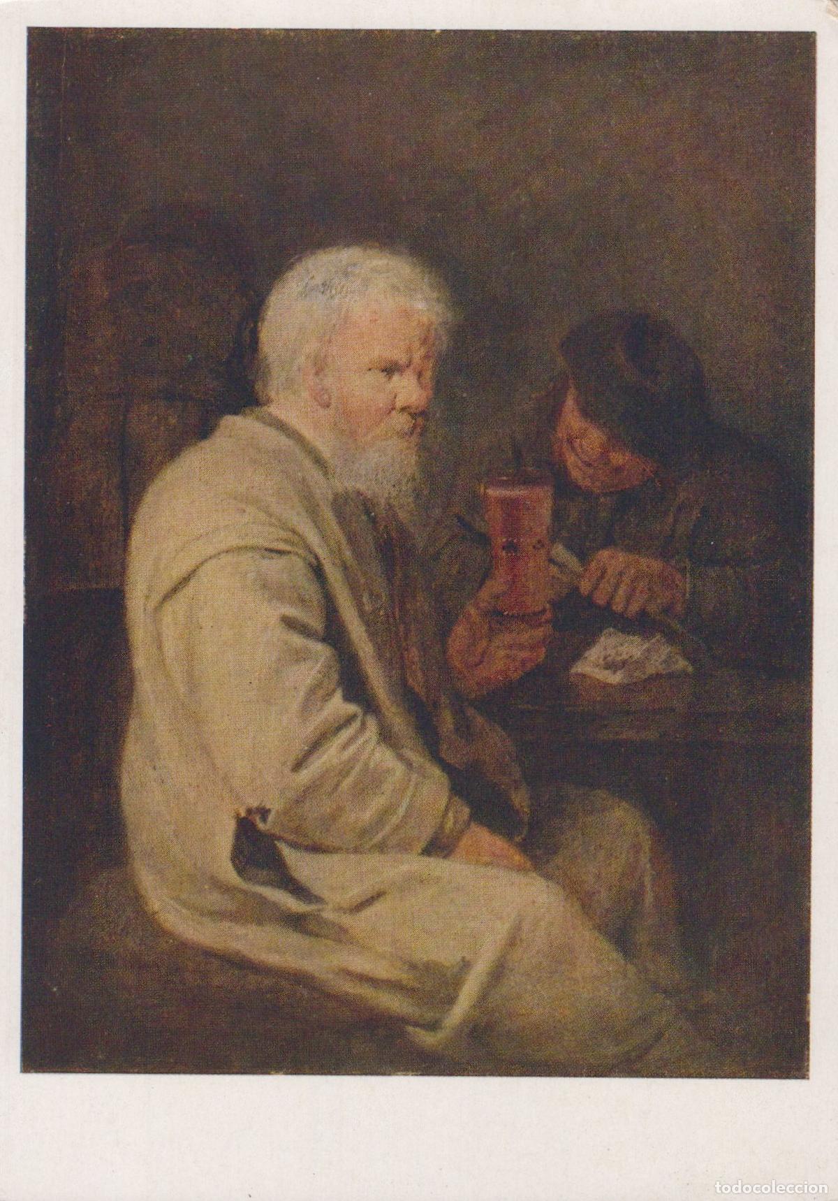 Cartoline: Russia Leningrad Adrian Brouwer Peasant in A Tavern Hermitage Unposted *YAT989