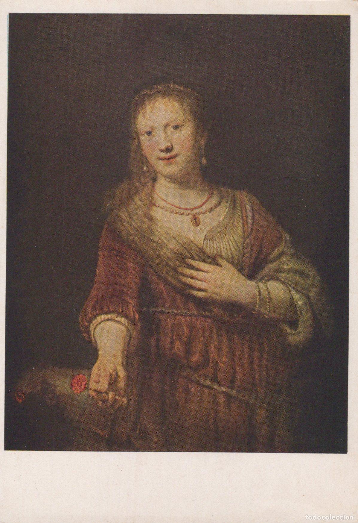 Cartoline: Germany Dresden Rembrandt Harmensz van Rijn Saskia With the Unposted *YAU244