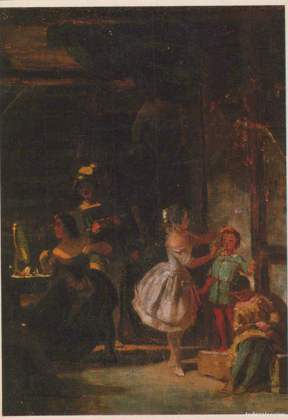 Cartoline: Germany Munich Carl Spitzweg Hinter den Kulissen Backstage Unposted *YAU156