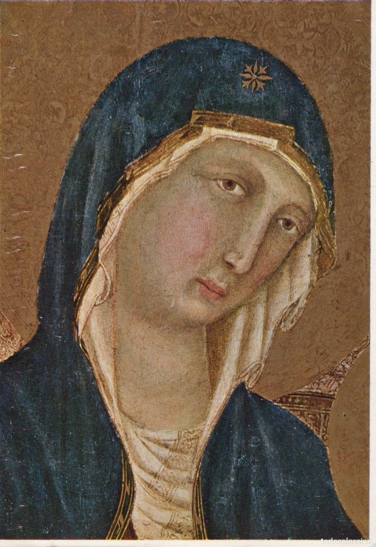 Postais: Italy Siena Duccio DI Buoninsegna Maest&agrave; Virgin Mary Detail Art Unposted *YAU254