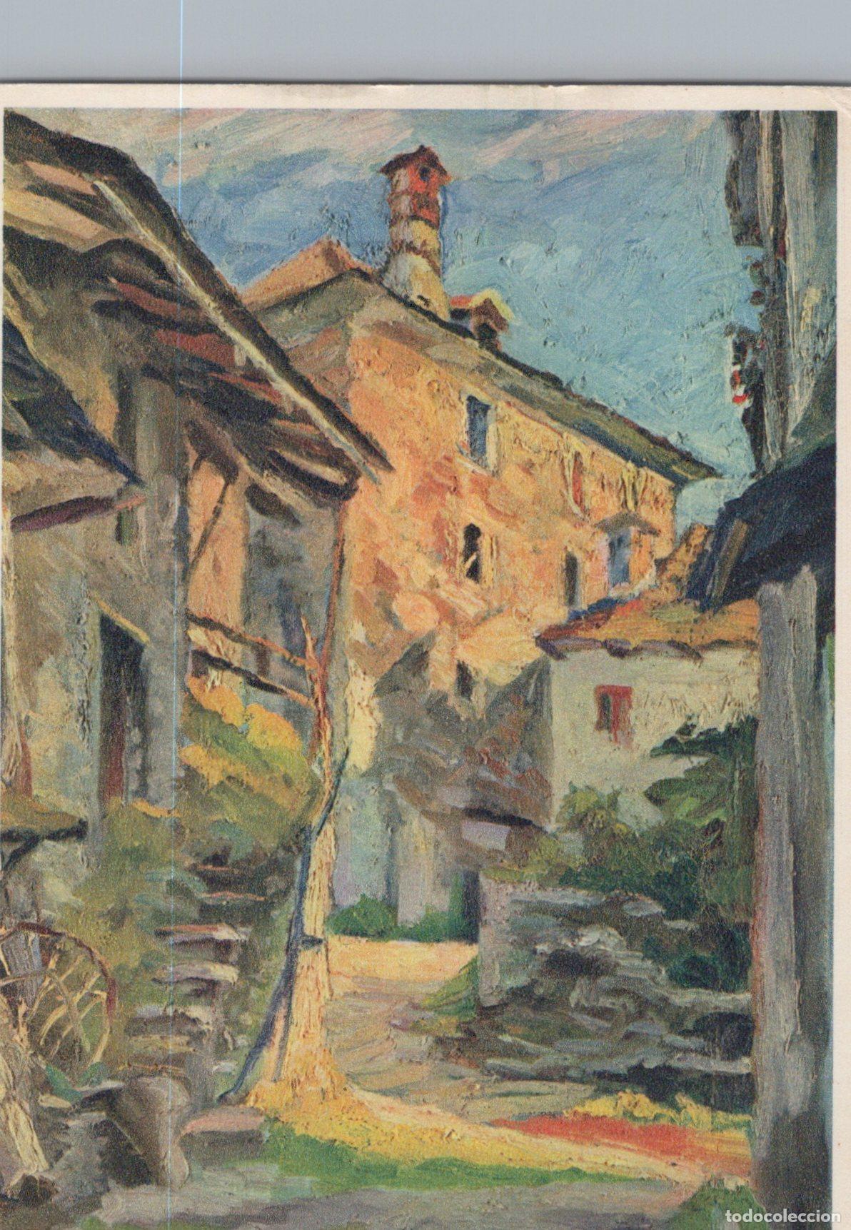 Postales: Switzerland Aregno Losone Tessinerd&ouml;rfchen Village Painting Art Unposted *YAU186