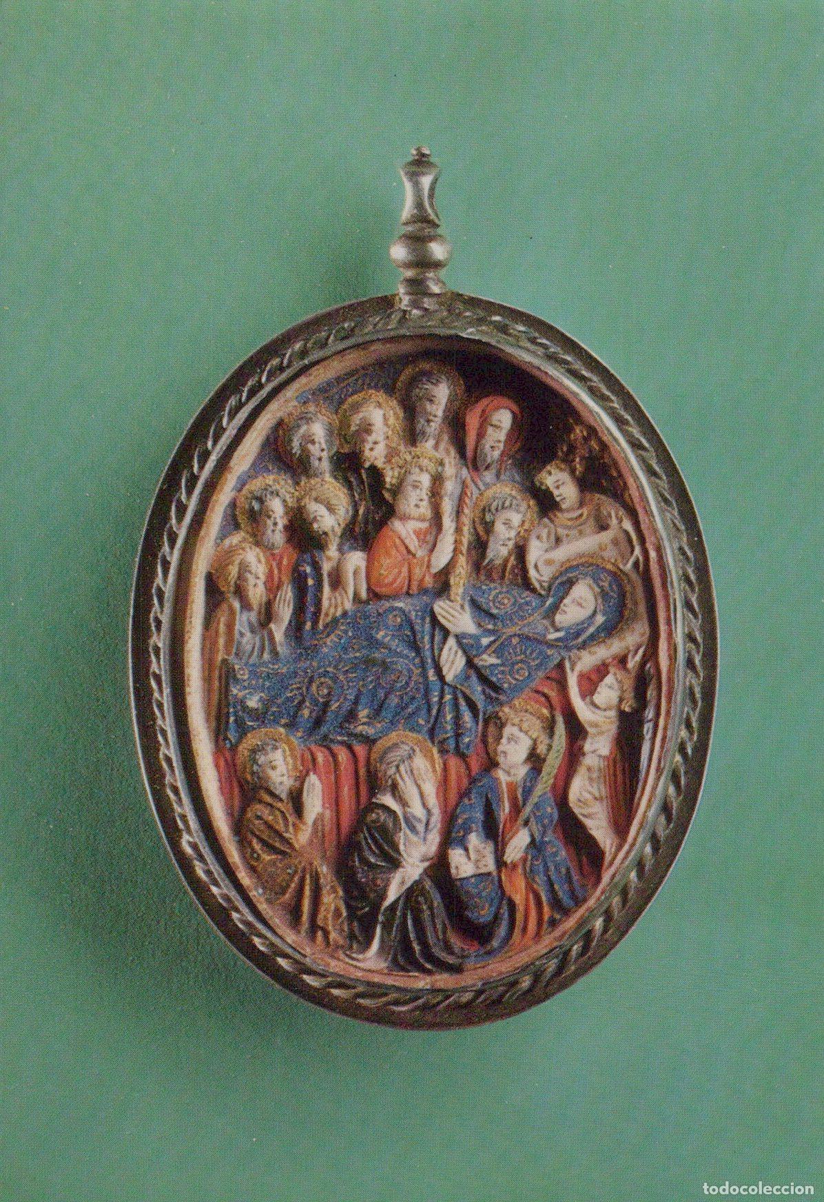 Postales: Germany Berlin Paris Death of the Mother of God Ivory Medallion Unposted *YAU057