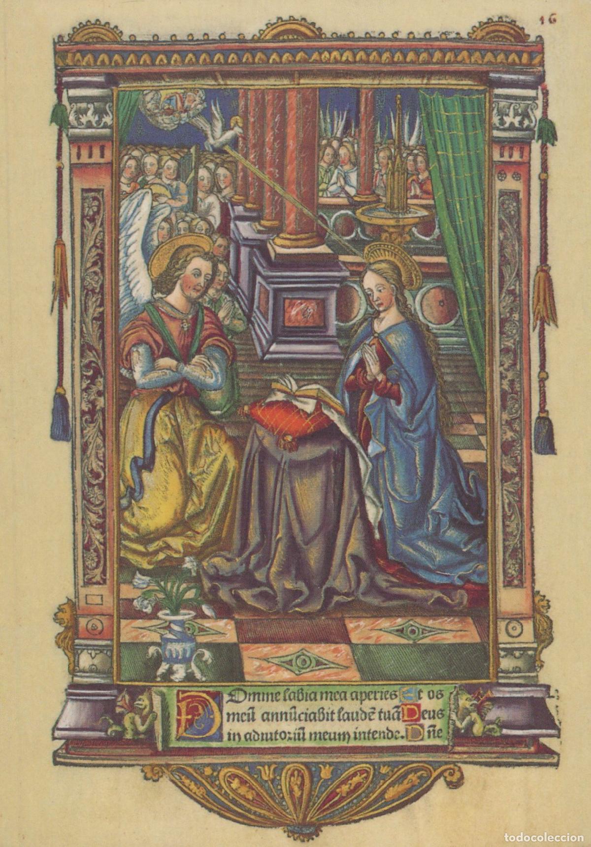 Cartoline: Germany Wolfenb&uuml;ttel The Annunciation Medieval Illuminated Unposted *YAU117