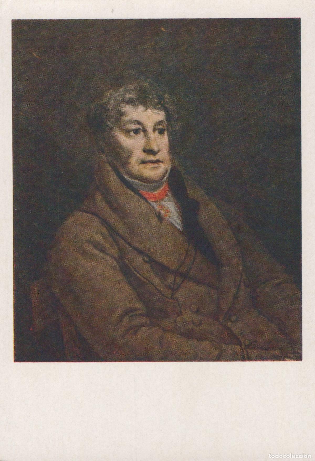 Cartoline: Russia Leningrad Portrait of an Man By O A Kiprensky Russian Unposted *YAU364