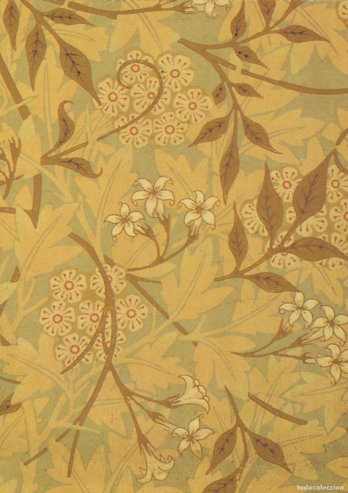 Postkarten: Germany William Morris Tapete 1872 Floral Pattern Art Nouveau Unposted *YAU271