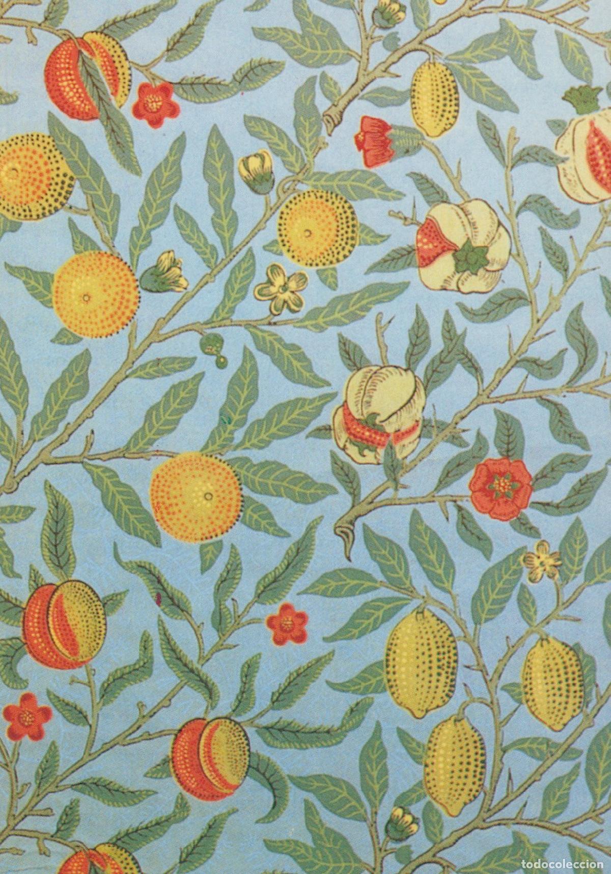 Cartes Postales: United Kingdom London William Morris Tapete 1862 64 Fruit Unposted *YAU276
