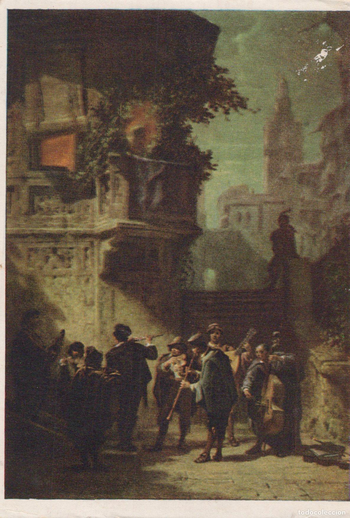 Postais: Germany Munich Carl Spitzweg Spanish Serenade Classical Art Unposted *YAU152