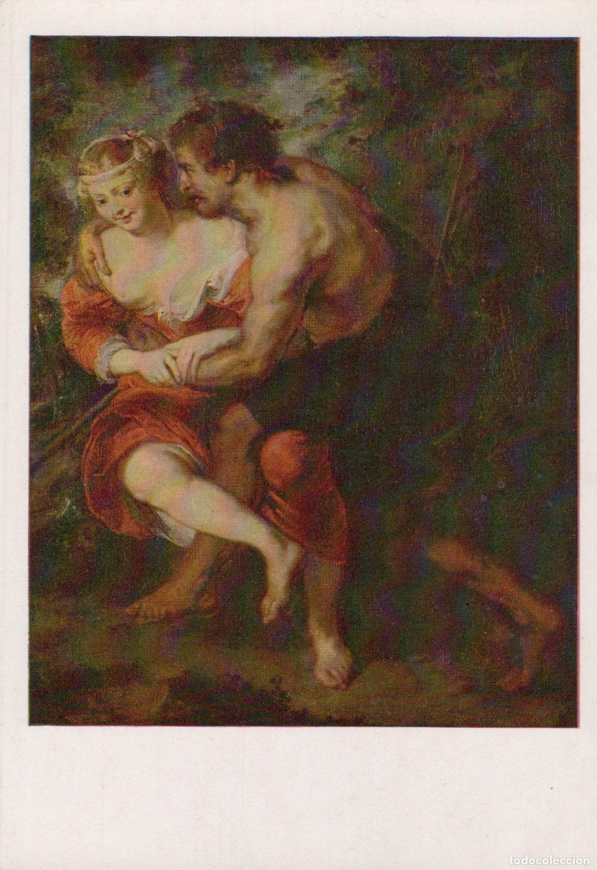 Postkarten: Russia St Petersburg Peter Paul Rubens Pastoral Scene Hermitage Unposted *YAU286