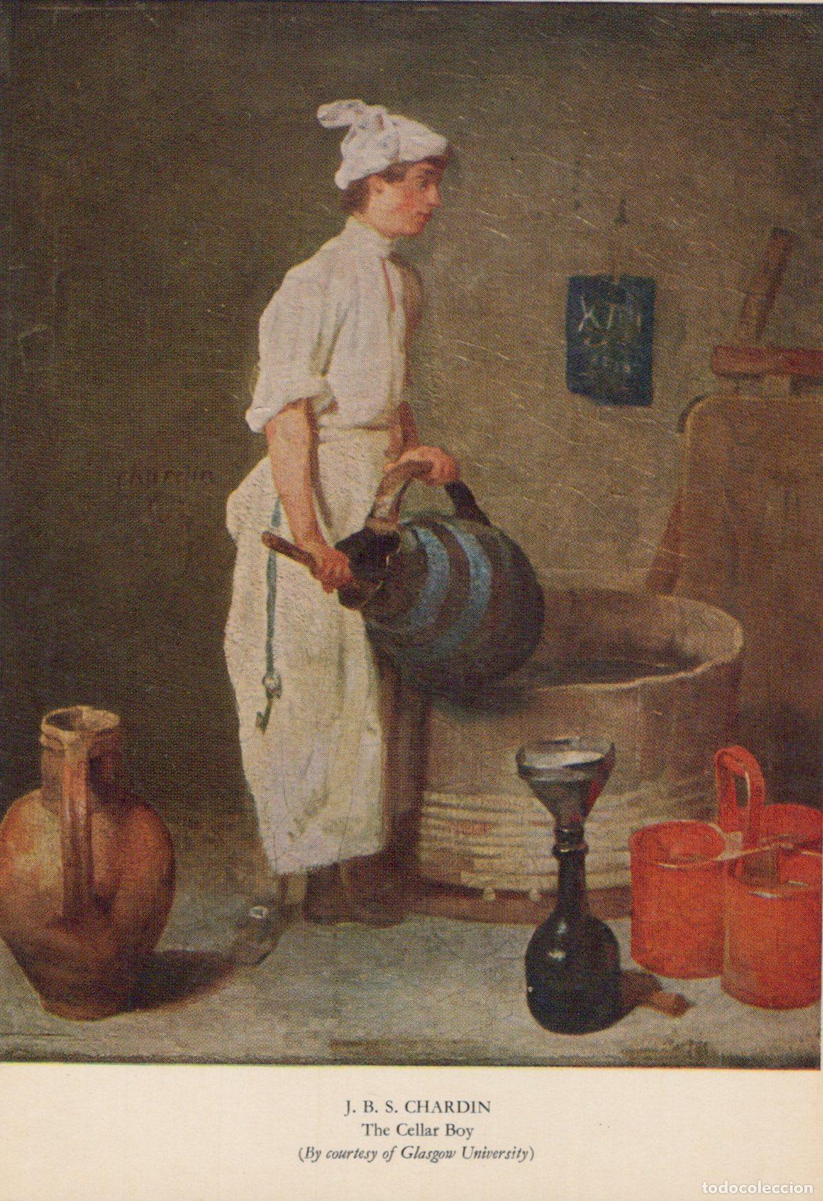 Postkarten: United Kingdom Glasgow J B S Chardin the Cellar Boy University Unposted *YAU157