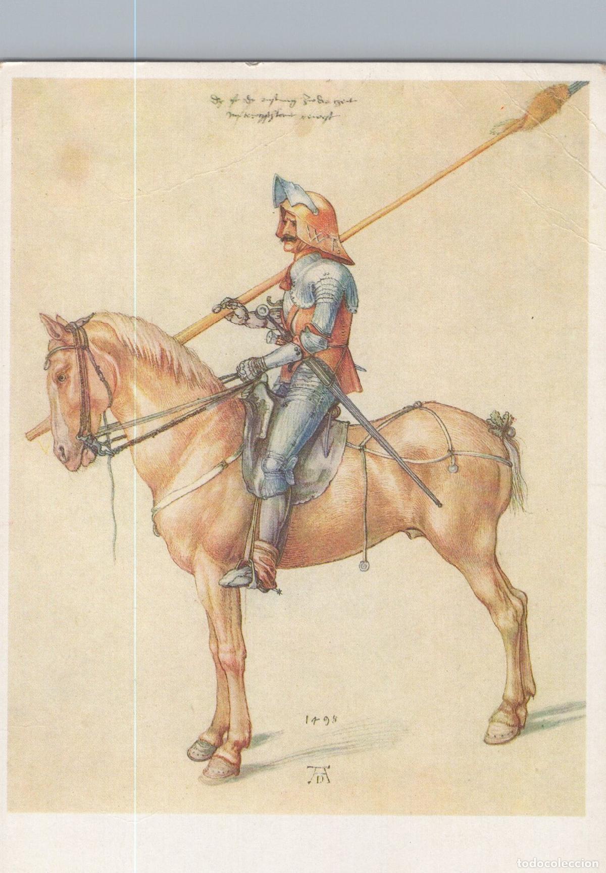 Cartes Postales: Germany Leipzig Albrecht D&uuml;rer Reiter Watercolor and Pen Vienna Unposted *YAU192