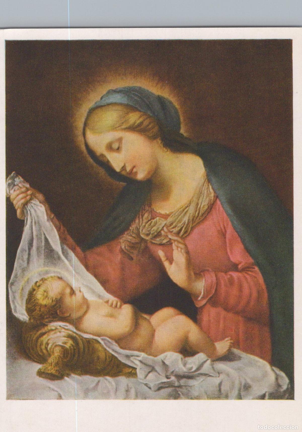 Cartoline: Italy Rome Madonna With Child By Carlo Dolci National Gallery Unposted *YAU197