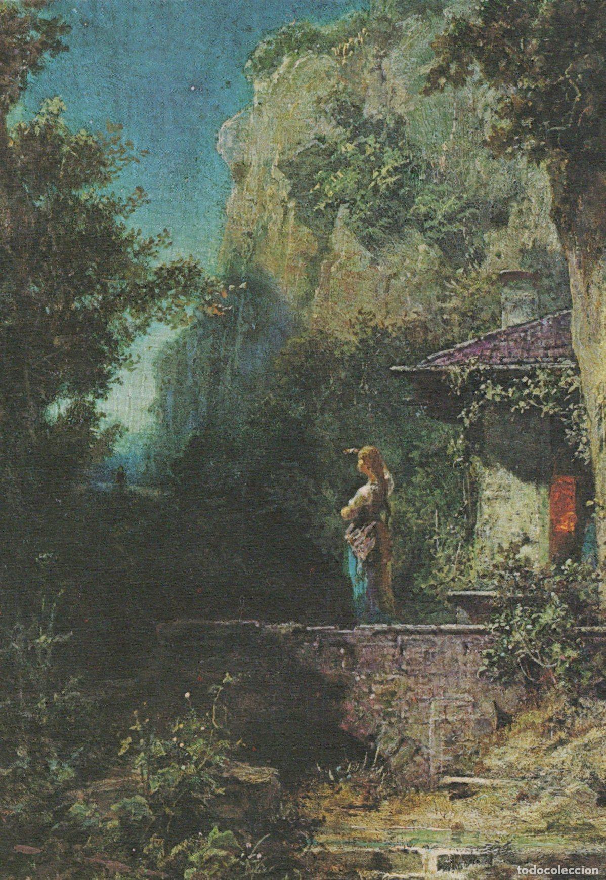 Postcards: Germany Munich Carl Spitzweg Abschied Fruehmorgens Detail Unposted *YAU429