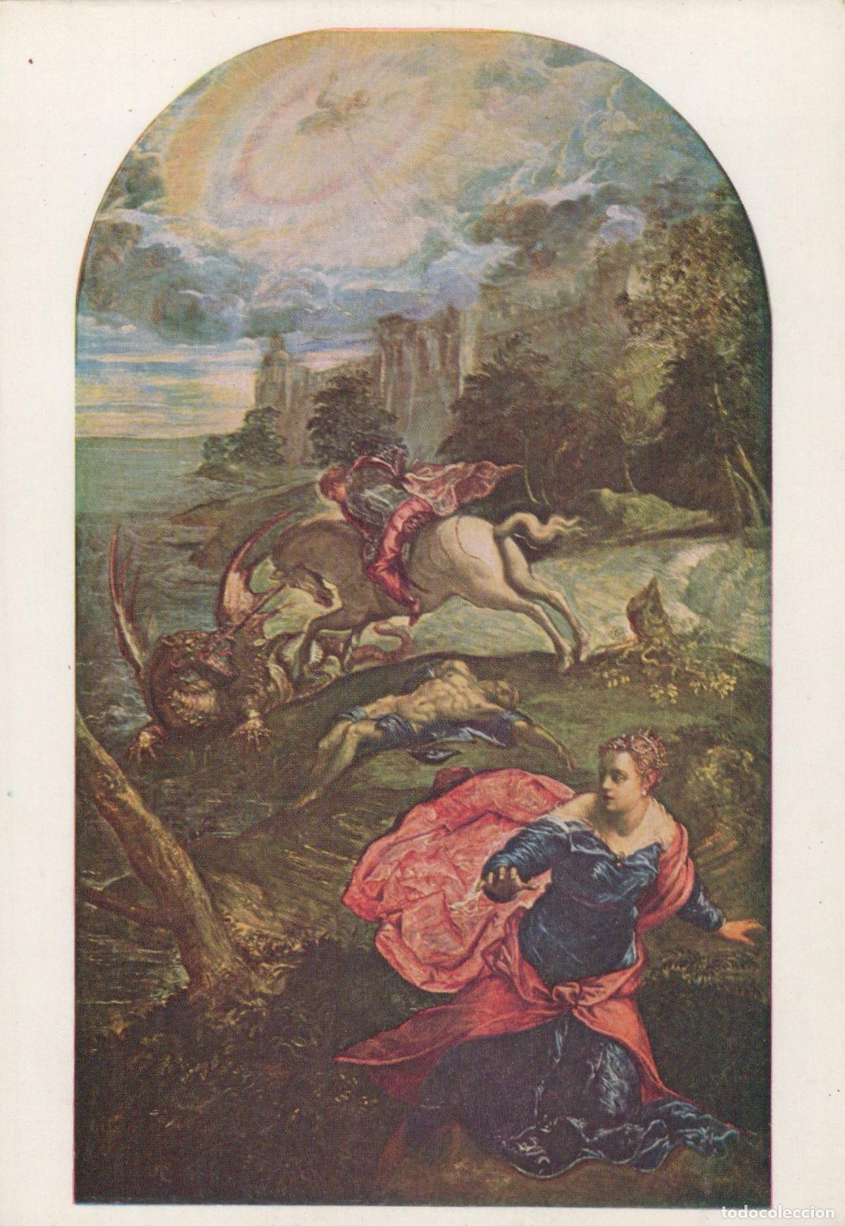 Cartes Postales: United Kingdom London Tintoretto S George and the Dragon Unposted *YAU346