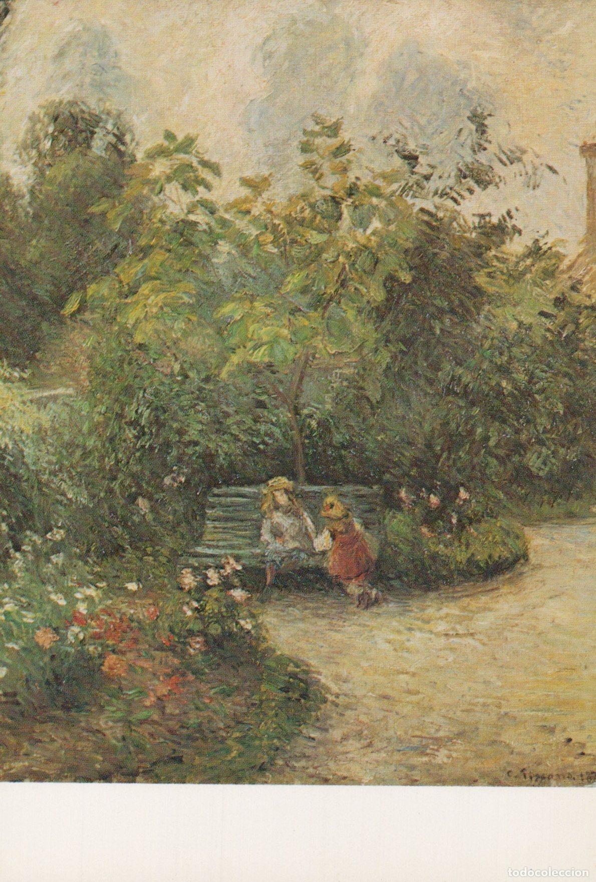 Cartes Postales: France Paris Camille Pissarro Un Coin de Jardin &Agrave; L Hermitage Unposted *YAU217