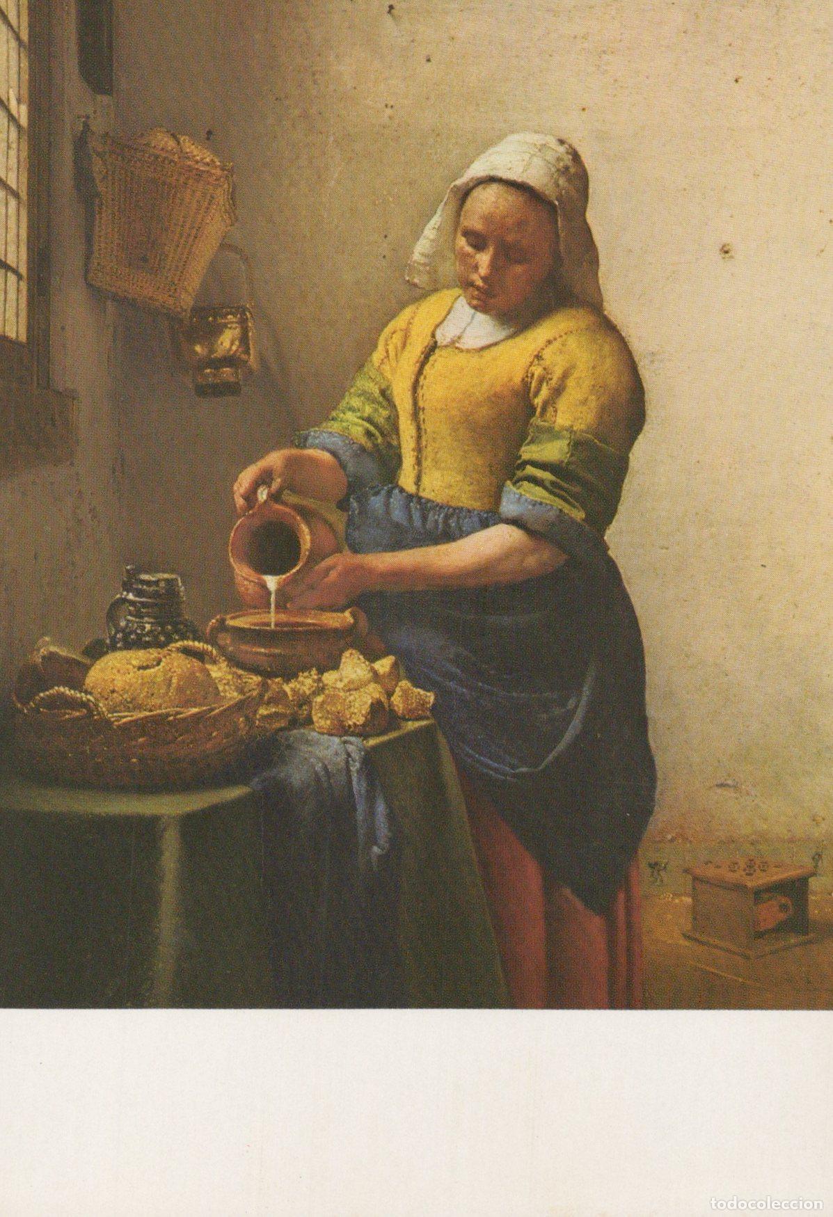 Postales: Netherlands Amsterdam Rijksmuseum Johannes Vermeer the Kitchen Unposted *YAU222