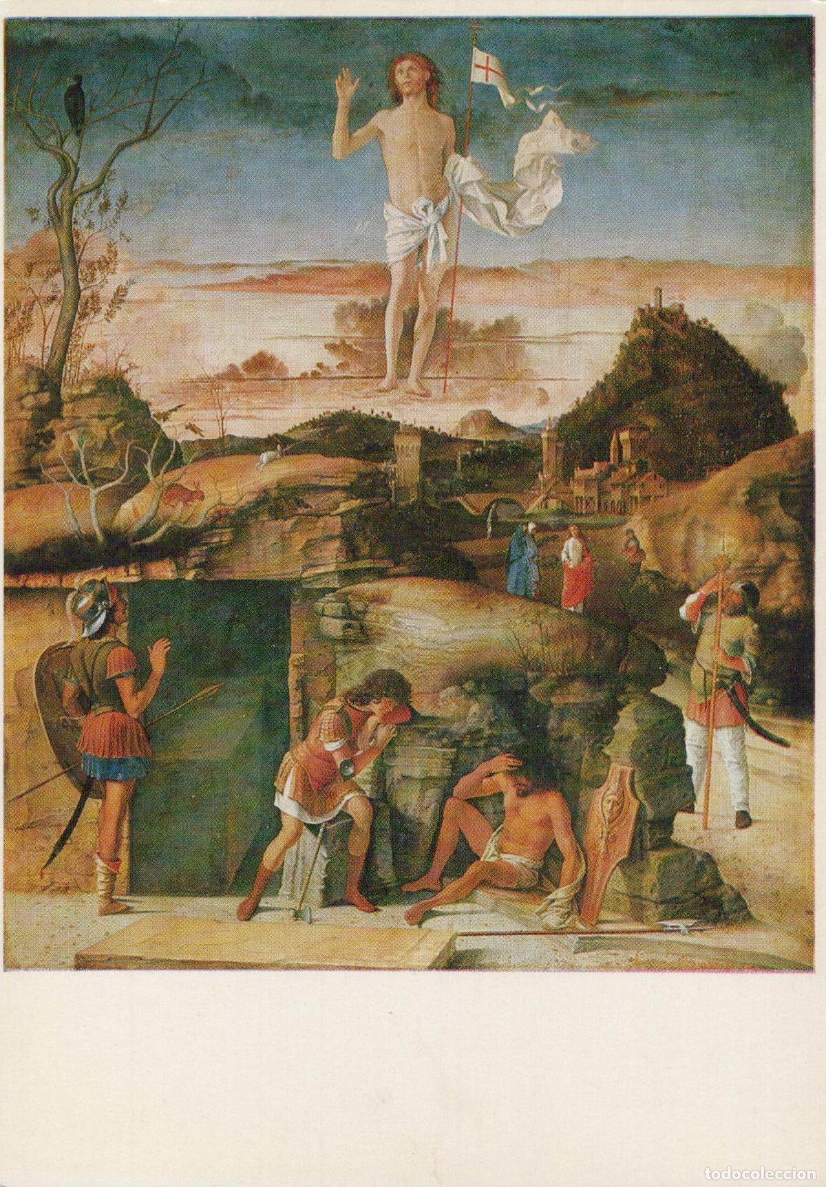 Postales: Germany Berlin Giovanni Bellini the Resurrection of Christ Art Unposted *YAU232