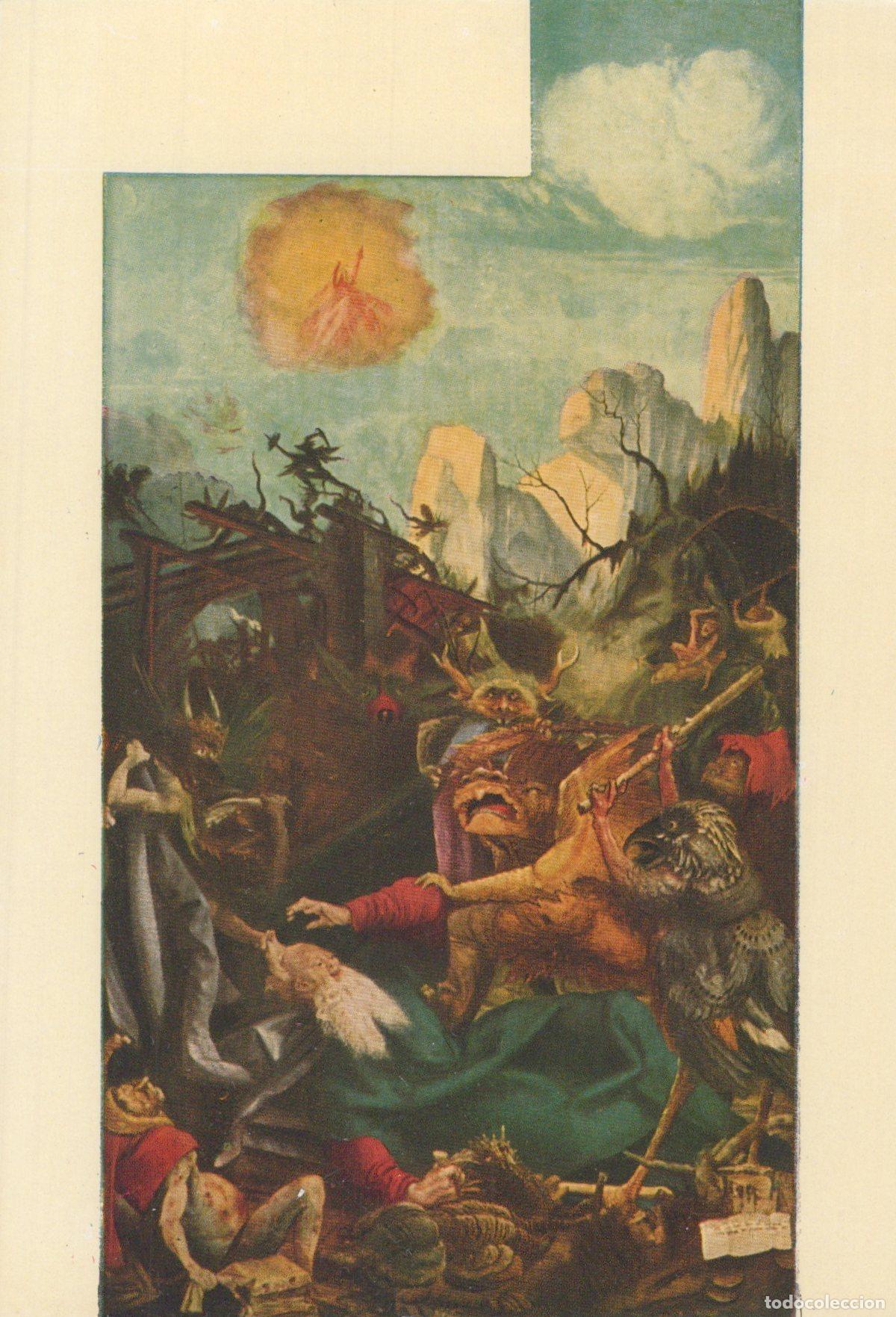 Postkarten: France Colmar Isenheim Altarpiece Grunewald the Temptation of Unposted *YAU371