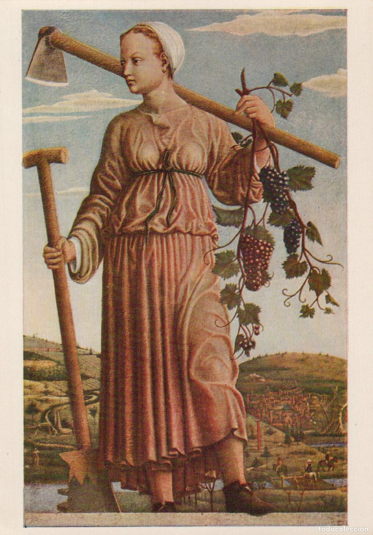 Cartoline: Germany Dresden Francesco del Cossa Allegory of Autumn Woman Unposted *YAU484