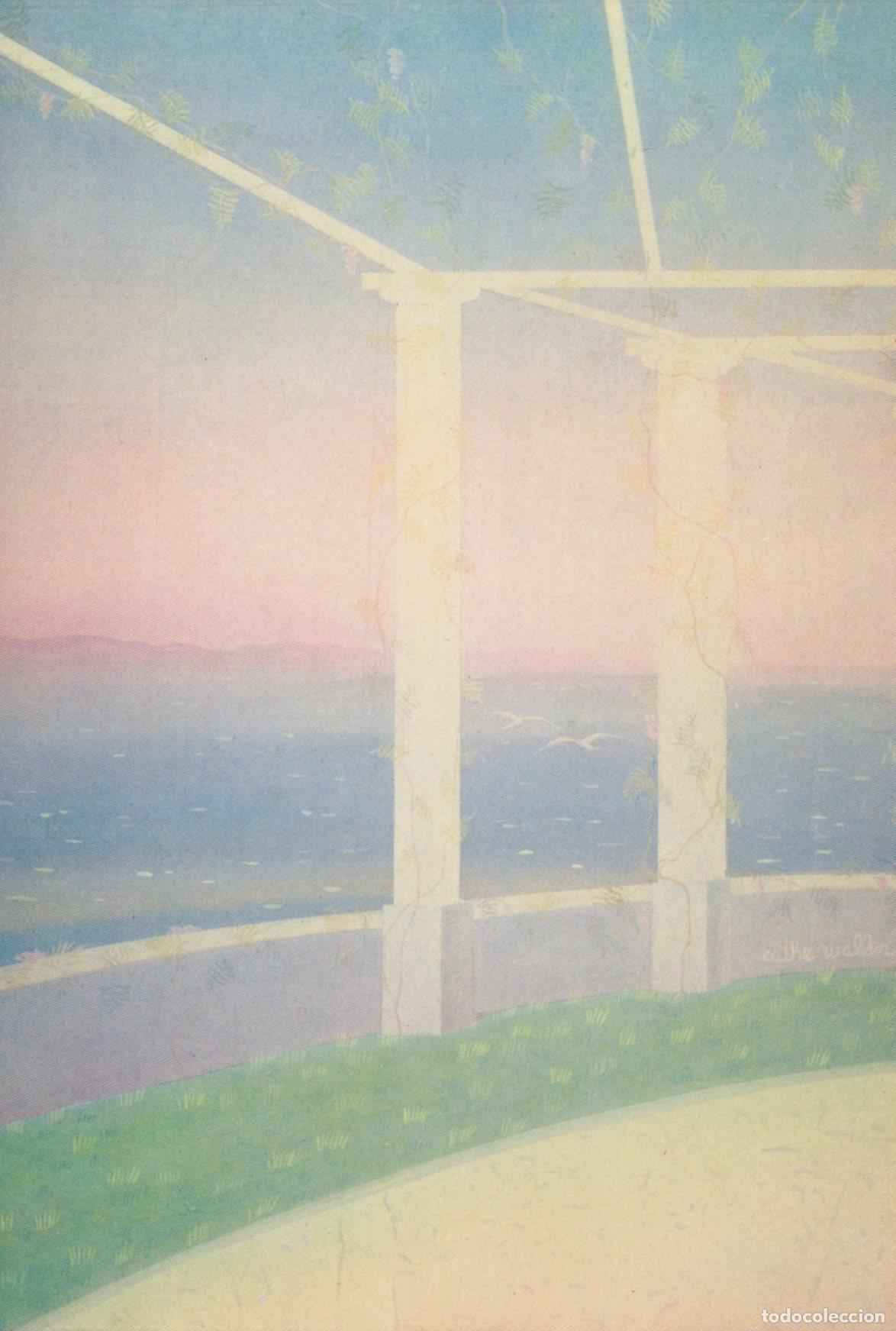 Postales: France Paris Cathe Waller Blossoming Pergola Seascape Art Unposted *YAU252
