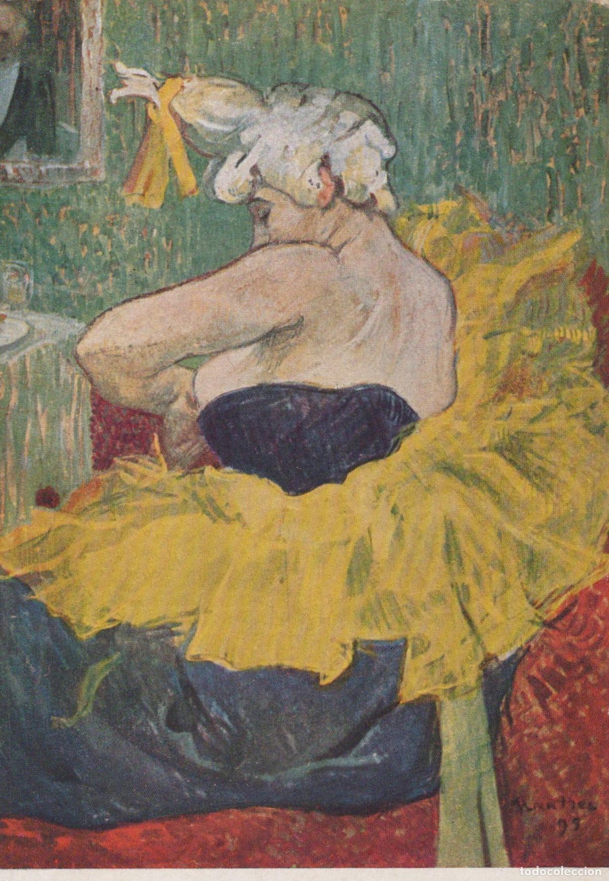 Postkarten: France Paris Henri de Toulouse Lautrec la Clownesse Mlle Cha U Unposted *YAU487