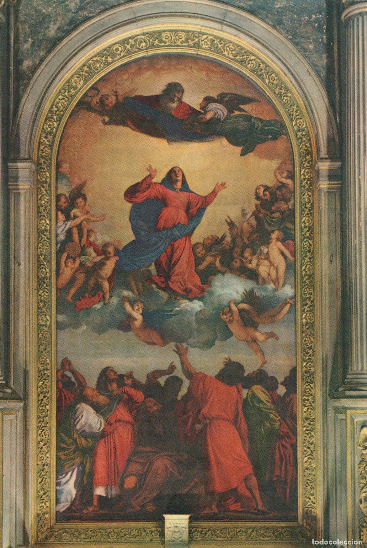 Cartoline: Italy Venice Titian S Assumption of Mary Santa Maria Gloriosa Unposted *YAU401