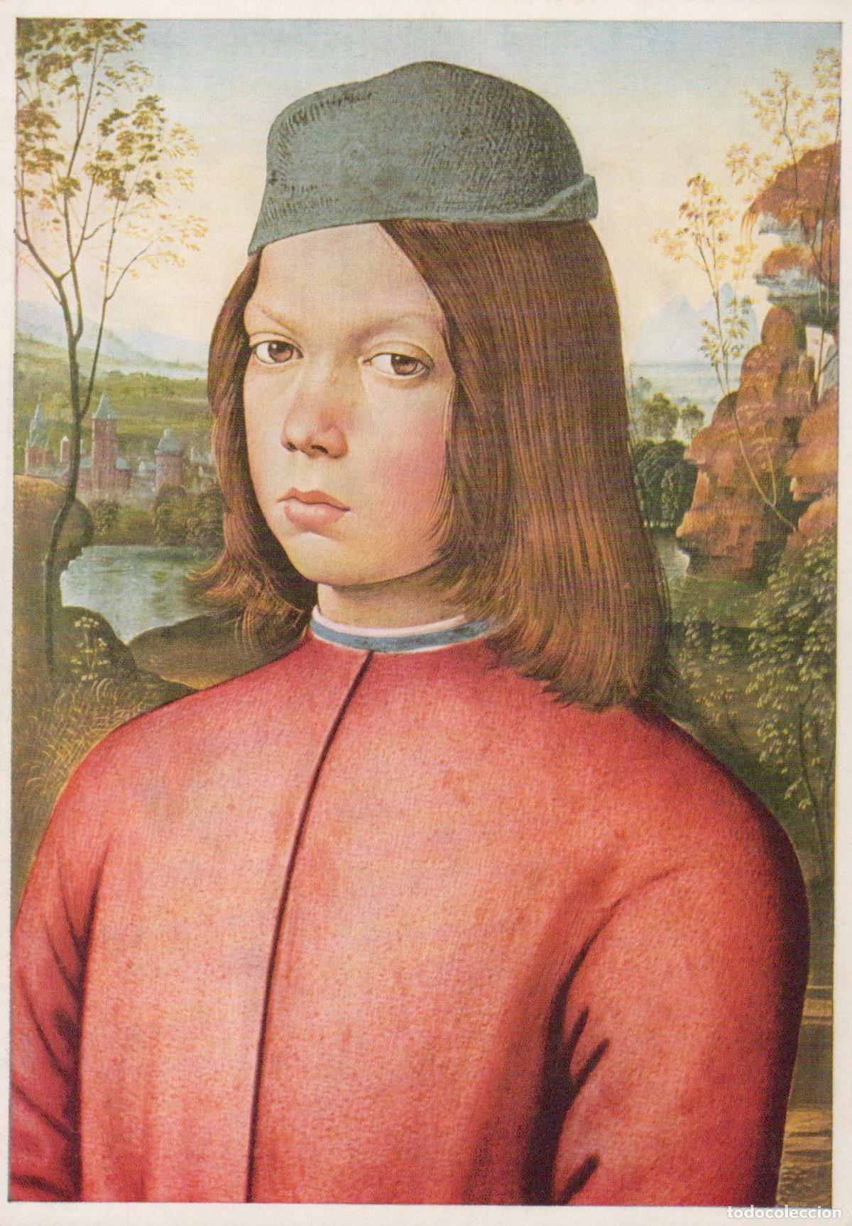 Postkarten: Germany Dresden Pinturicchio Portrait of A Boy Renaissance Art Unposted *YAU292