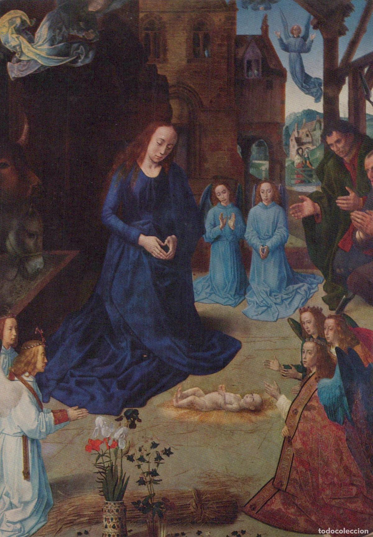 Postkarten: Italy Florence Hugo van der Goes Adoration of the Child Unposted *YAU547