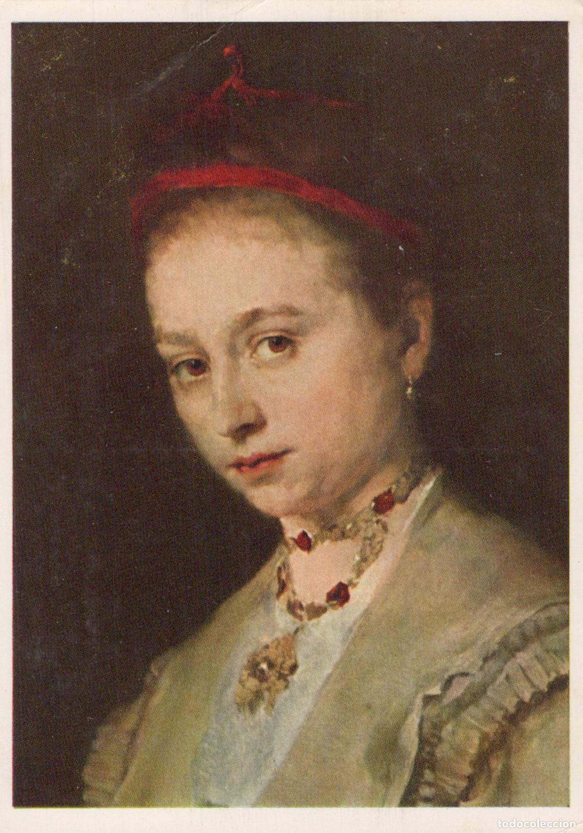 Postales: Germany Munich Wilhelm Leibl Frau Gedon Portrait Painting Unposted *YAU485