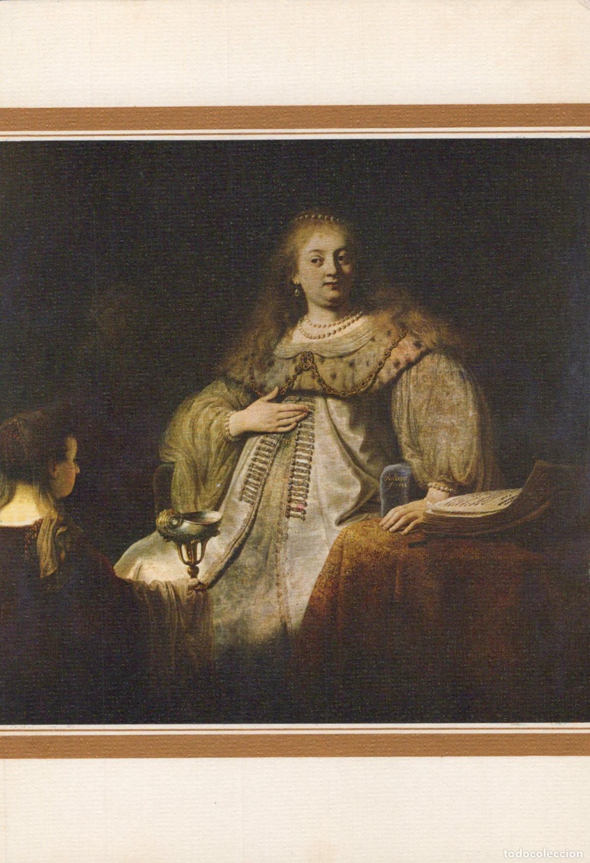 Postkarten: Spain Madrid Rembrandt Artemisia Museo del Prado Old Master Unposted *YAU489
