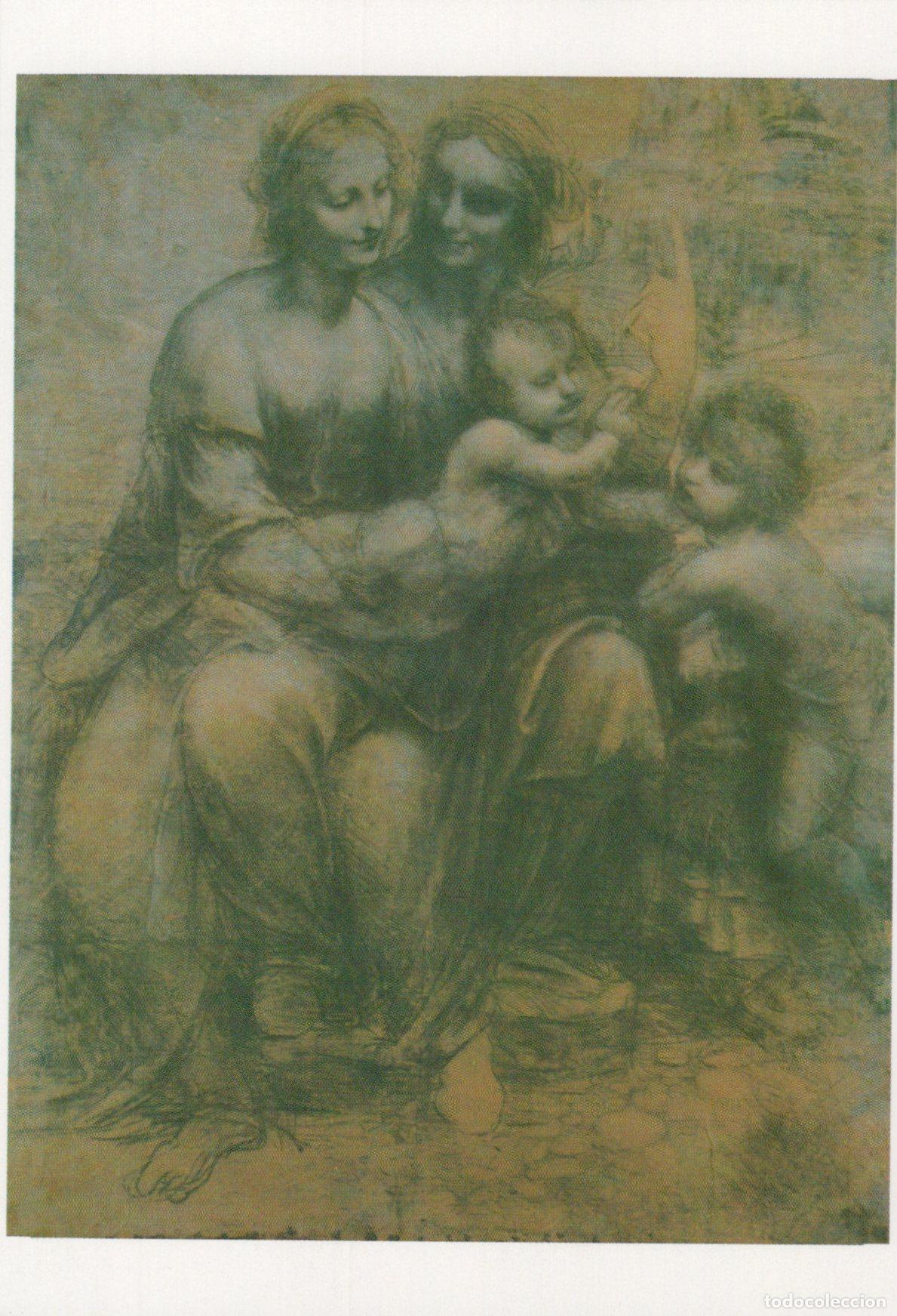 Postcards: United Kingdom London Leonardo Da Vinci the Virgin and Child Unposted *YAU494