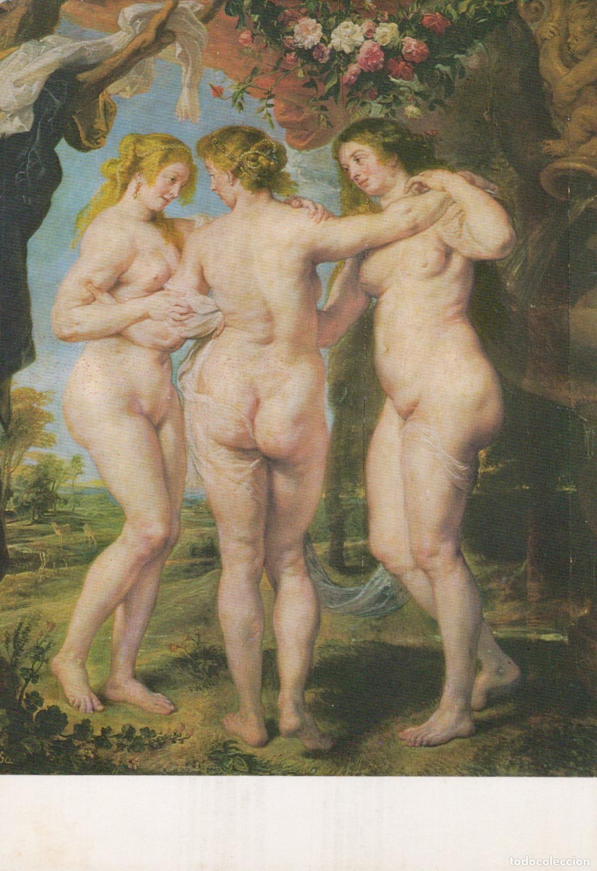 Postales: Spain Madrid Rubens the Three Graces Painting Museo del Prado Unposted *YAU499