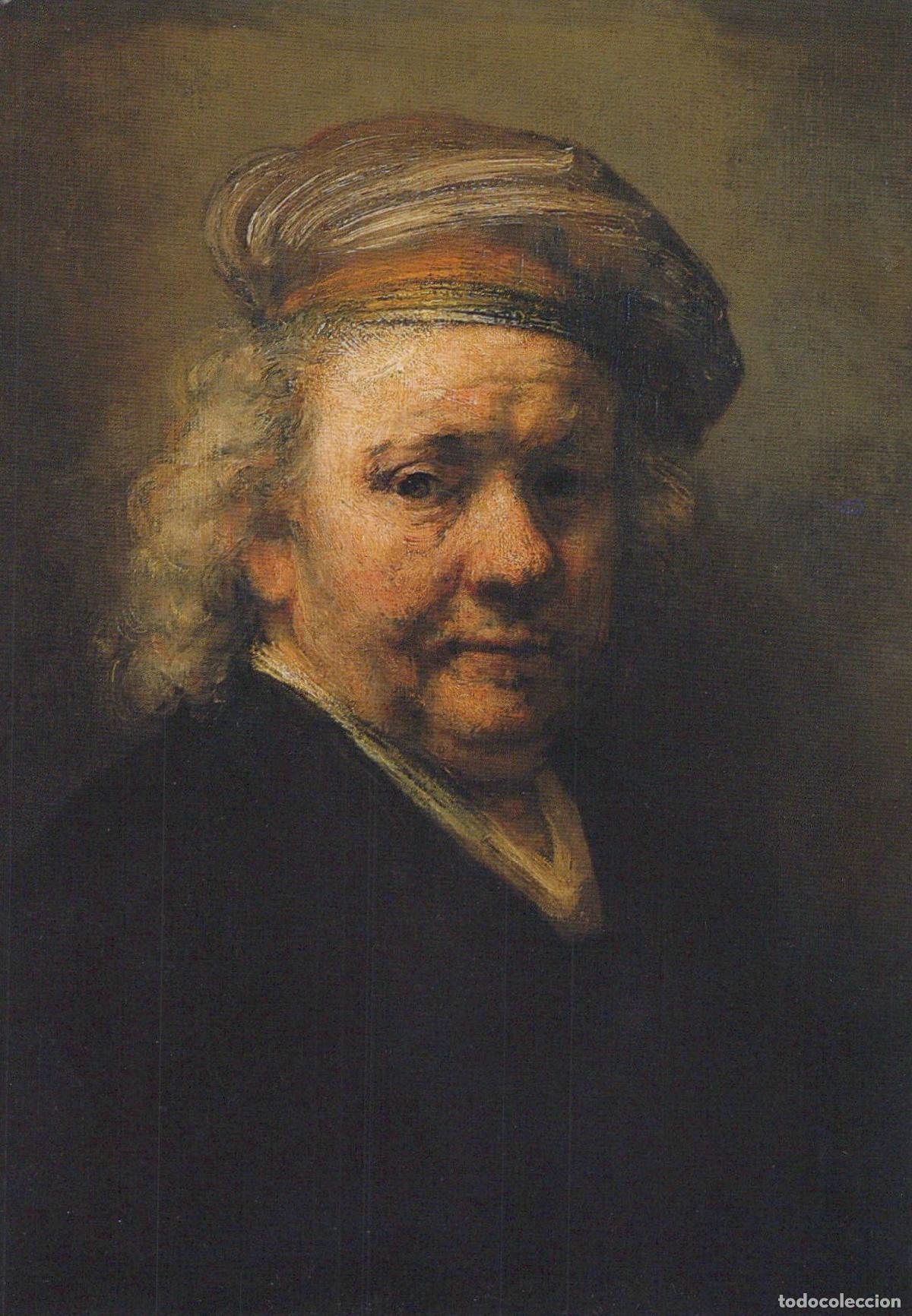Postales: Netherlands The Hague Rembrandt van Rijn Self Portrait 1669 Unposted *YAU612