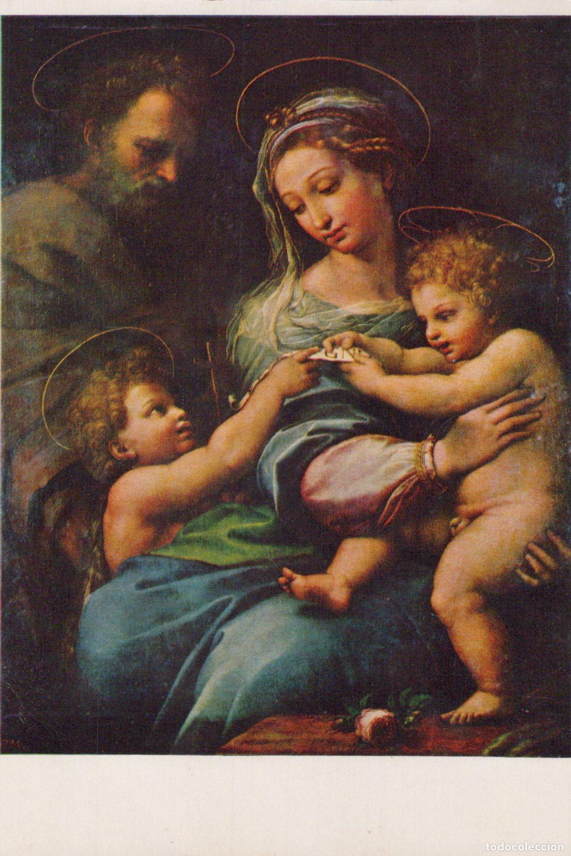 Postkarten: Spain Madrid Giulio Romano the Holy Family Prado Religious Art Unposted *YAU524