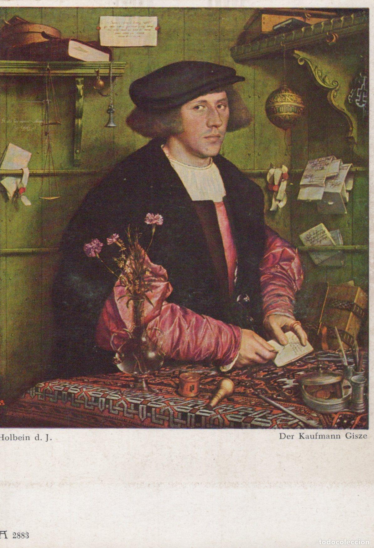 Postcards: Germany Berlin Hans Holbein the Younger the Merchant Georg Unposted *YAU632