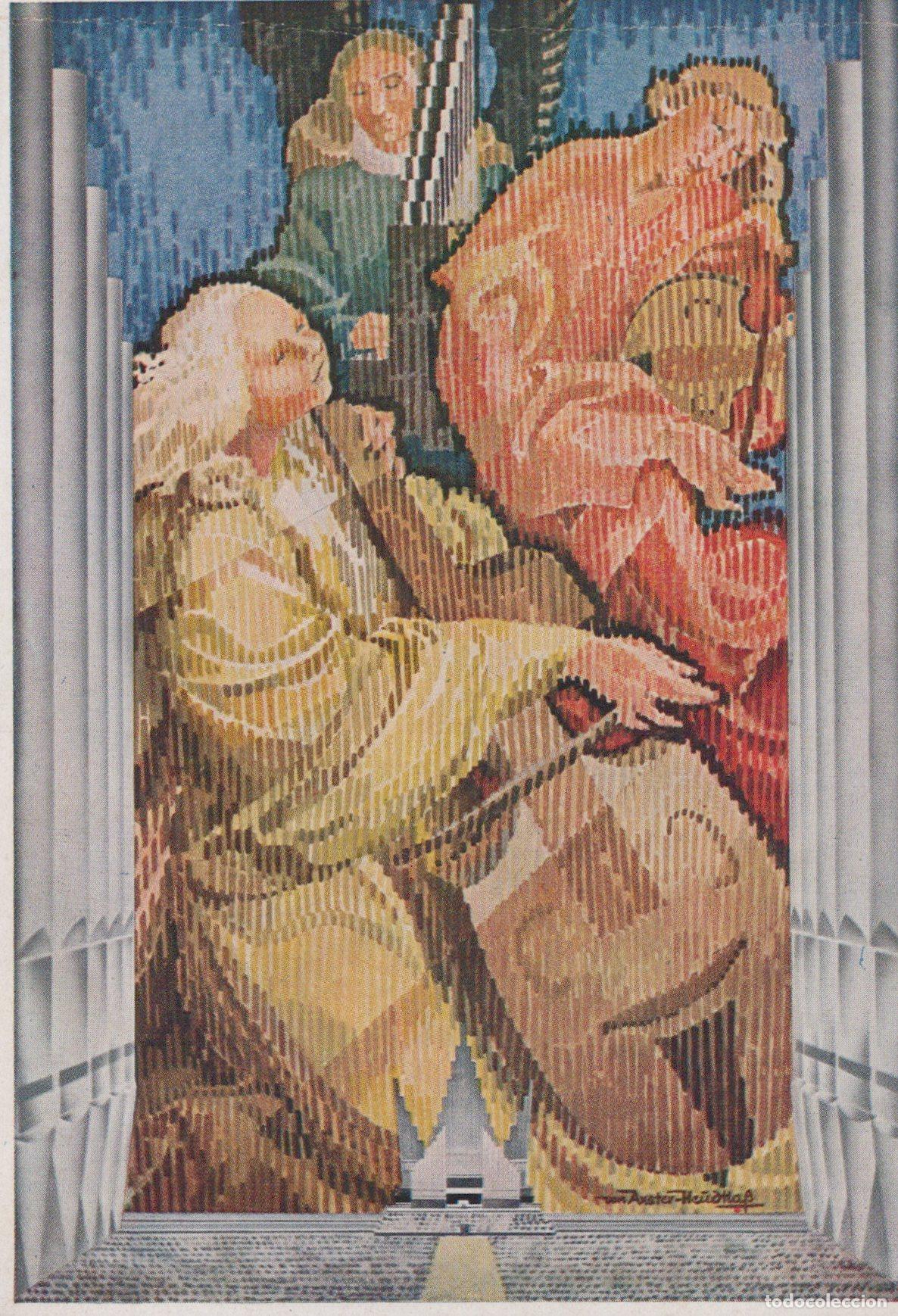 Postkarten: Germany Bach Handel Sch&uuml;tz Festival 1935 Tapestry Art Unposted *YAU402