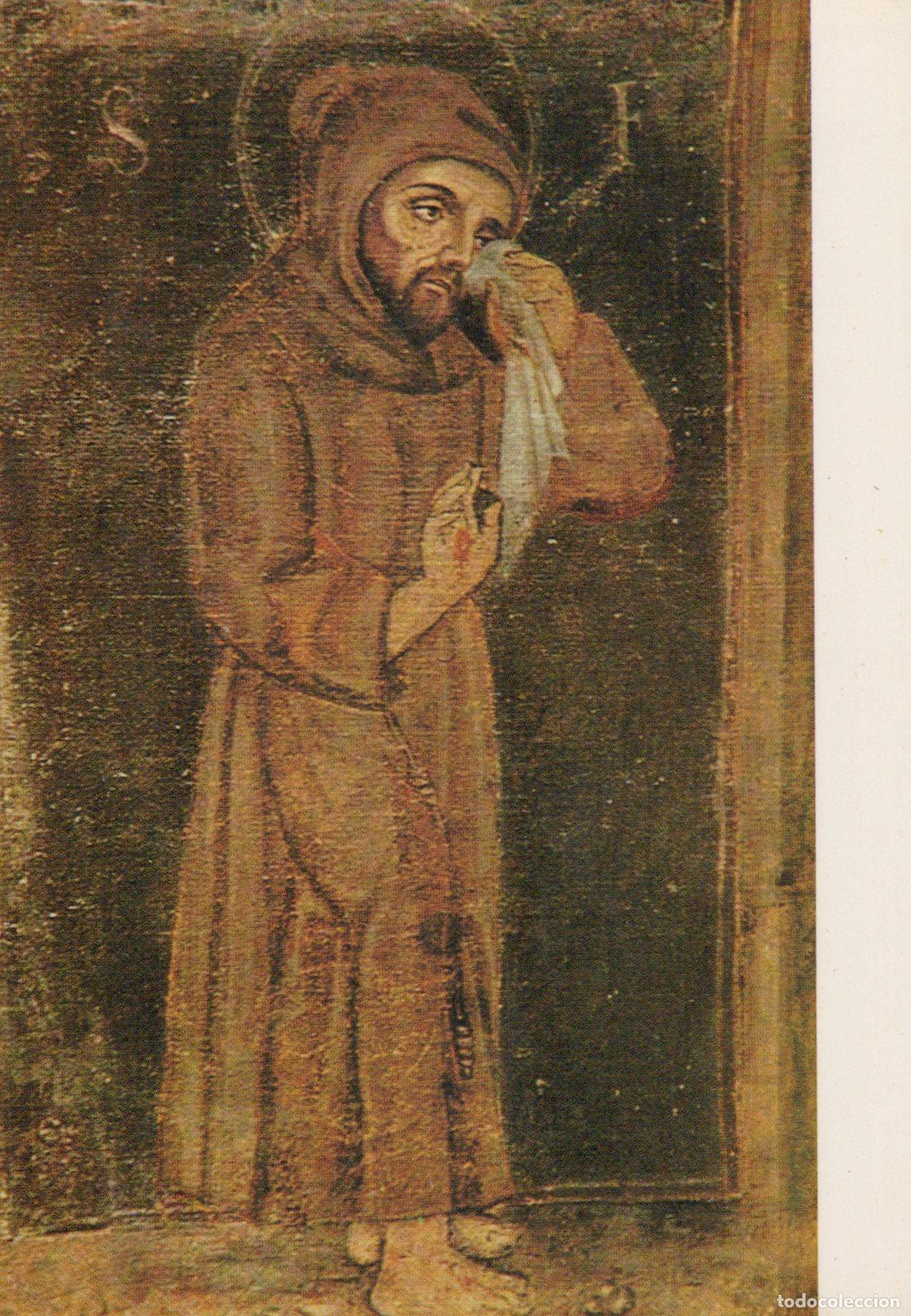 Postkarten: Italy Greccio St Francis of Assisi Crying Religious Art Unposted *YAU407