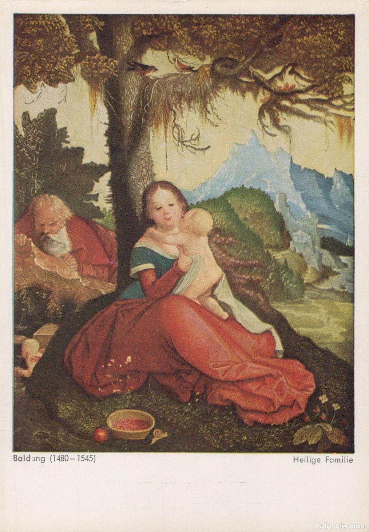Postkarten: Germany Munich Hans Baldung Grien the Holy Family Madonna Child Unposted *YAU544