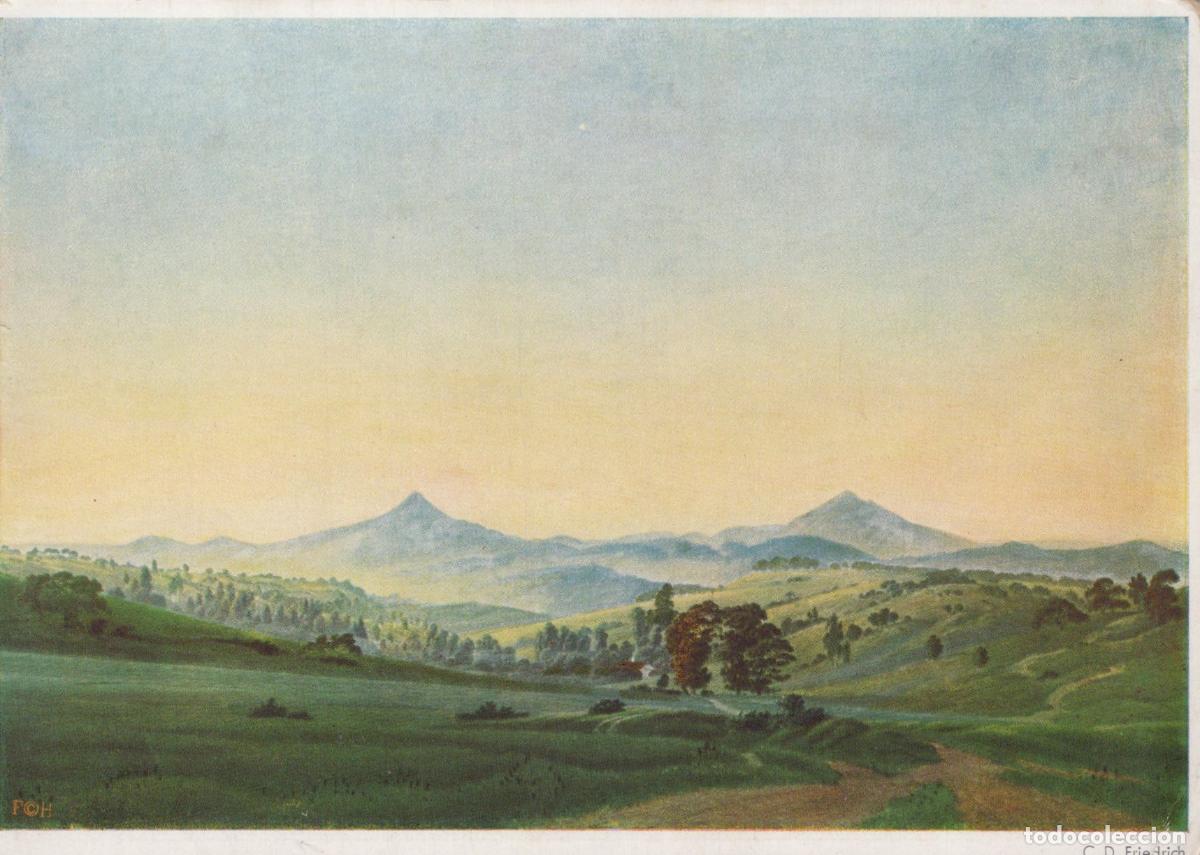 Postais: Germany Dresden Bohemian Landscape By C D Friedrich State Art Unposted *YAU677