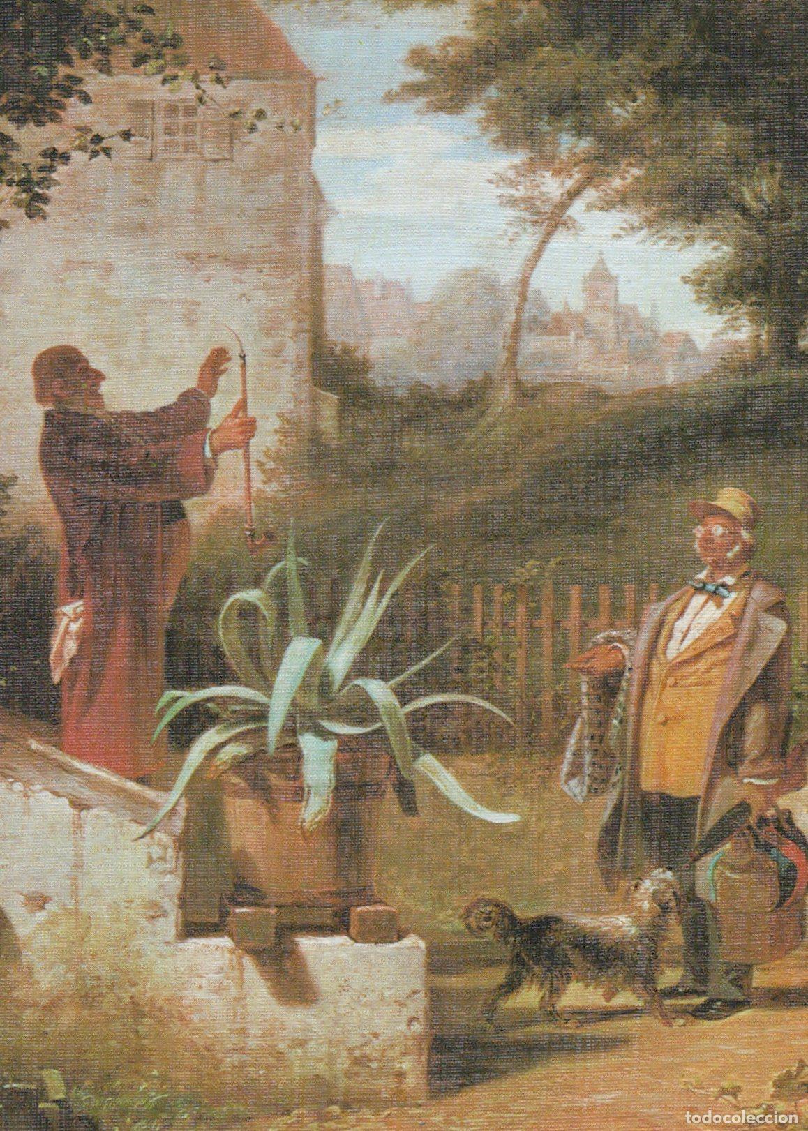 Postcards: Germany Munich Carl Spitzweg Jugendfreunde Ausschnitt Lenbach Unposted *YAU452