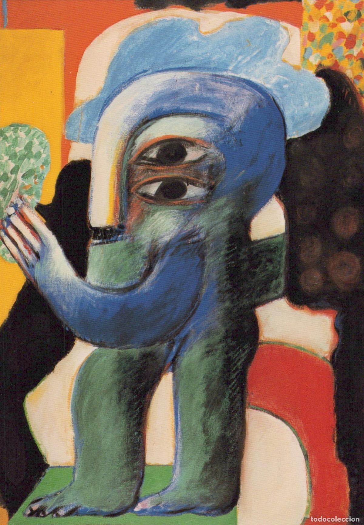 Cartes Postales: Germany Hannover Kunstmuseum Sprengel Horst Antes Gr&uuml;ne Figur Unposted *YAU490