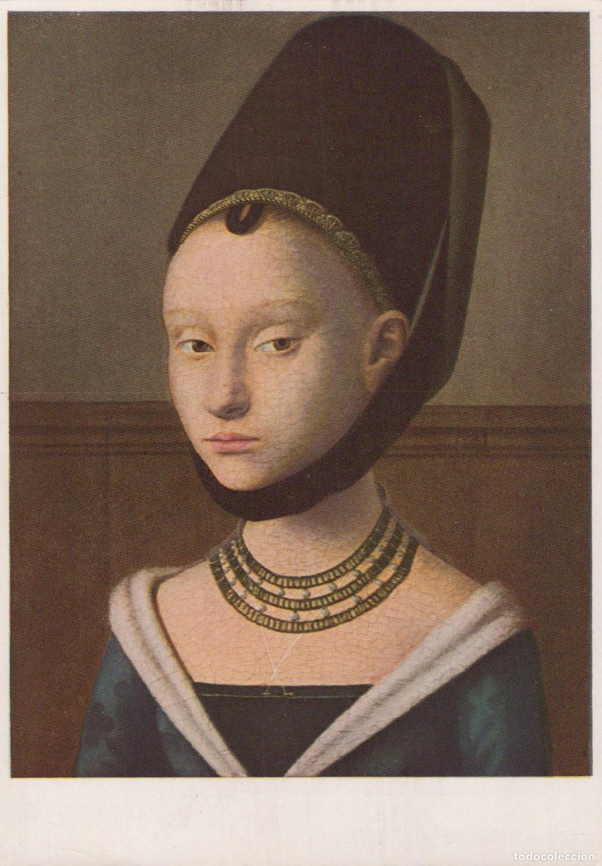 Postcards: Germany Berlin Petrus Christus Portrait of A Young Girl Early Unposted *YAU634