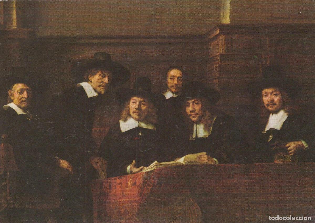 Cartoline: Netherlands Amsterdam Rembrandt the Sampling Officials of the Unposted *YAU741