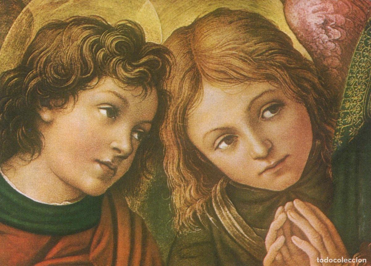 Cartes Postales: Italy Florence Filippino Lippi Angels Chiesa DI Badia Art Unposted *YAU756