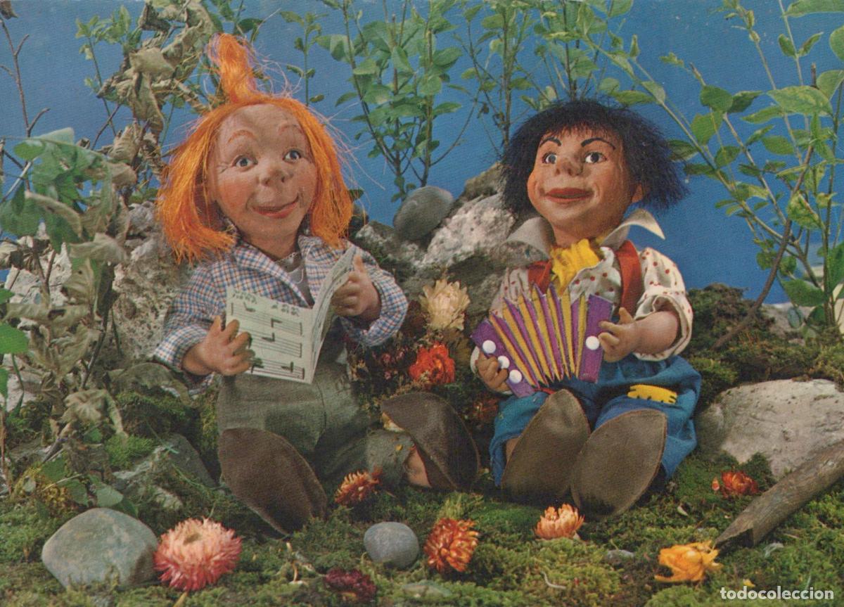 Cartes Postales: Switzerland Schwanden Gnomes Playing Music Accordion and Sheet Unposted *YAT017
