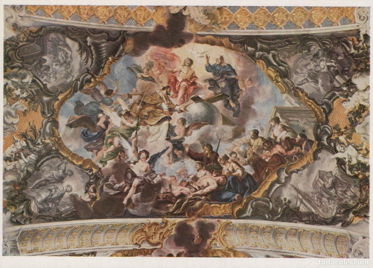 Cartes Postales: Germany Trier Paulinus Church Ceiling Painting By Thomas Unposted *YAU684