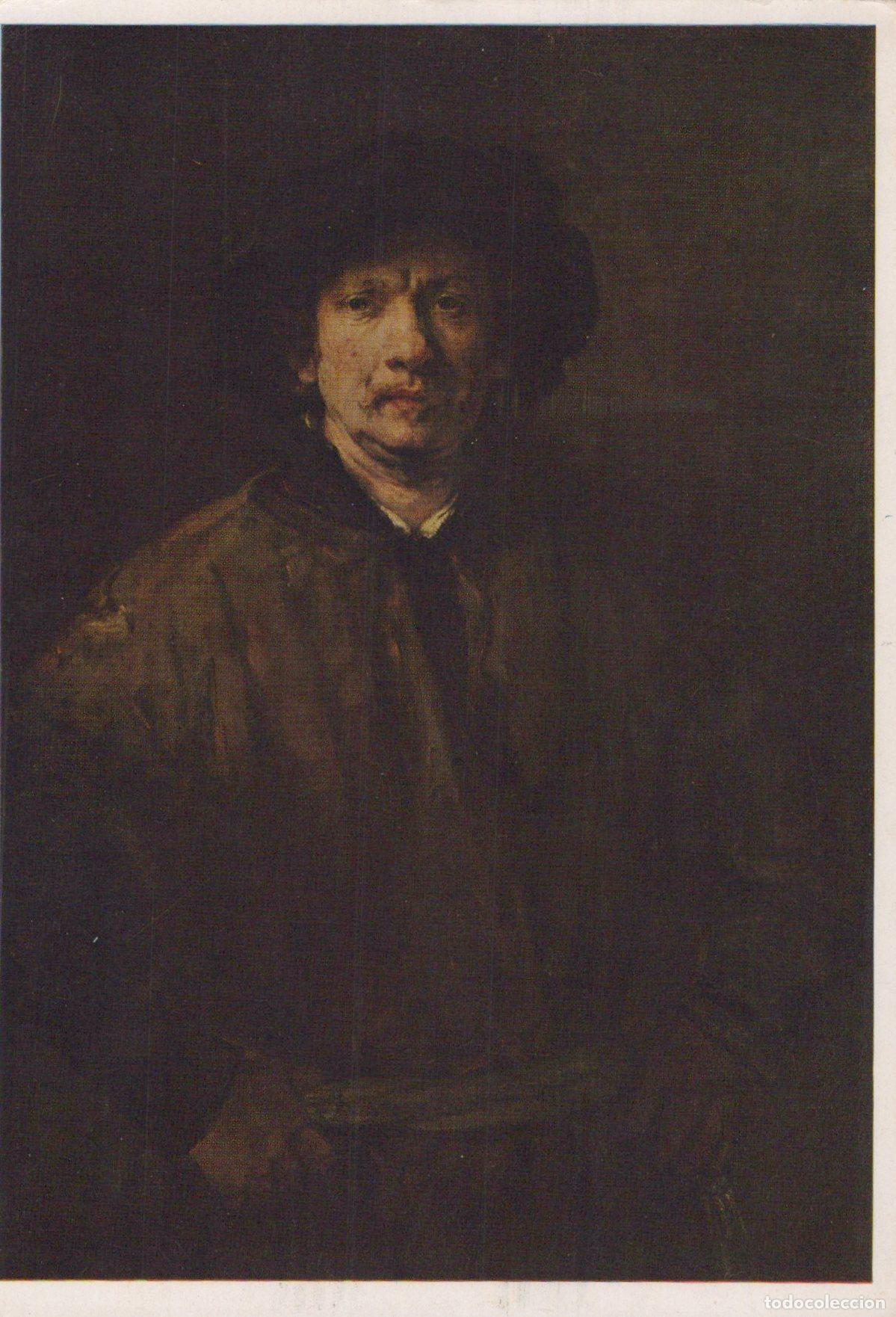 Cartoline: Austria Vienna Kunsthistorisches Museum Rembrandt Self Portrait Unposted *YAU560